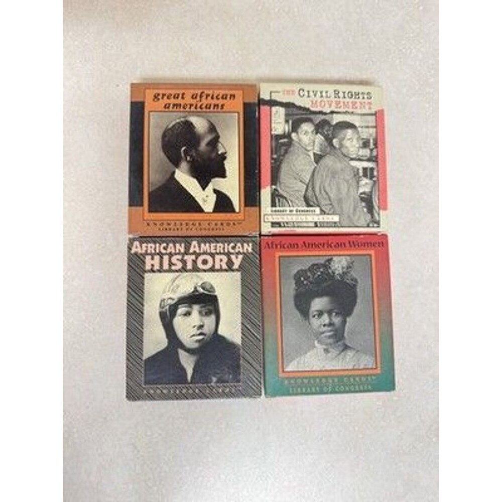 Pomegranate Library of Congress Knowledge Cards Black History Civil Rights Decks